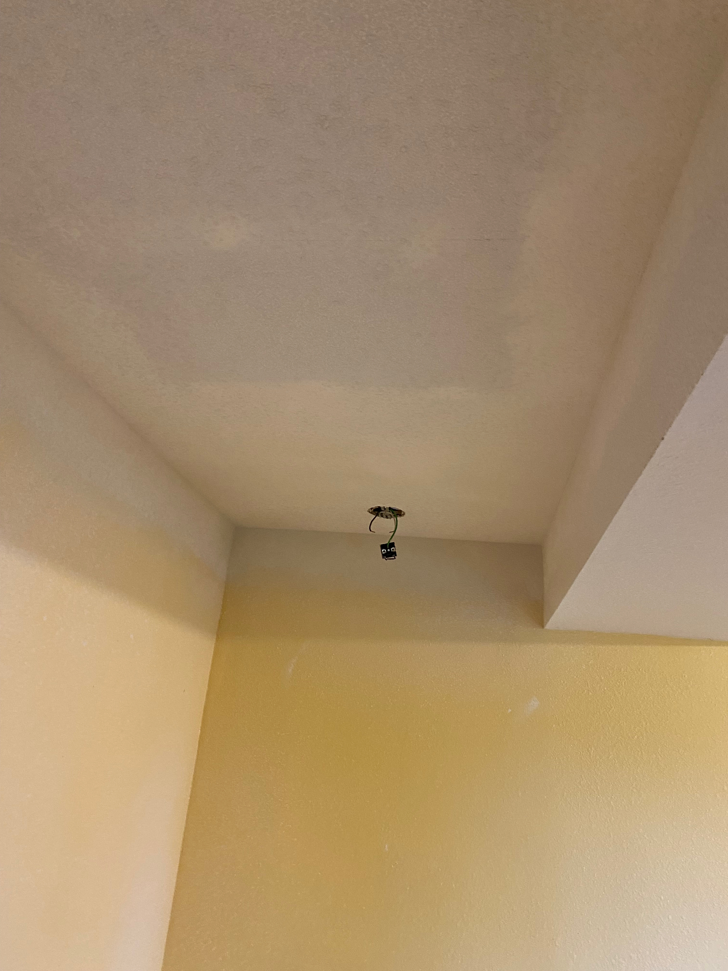 Bathroom restored with smooth clean walls after remediation